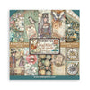 Stamperia GARDENS OF TIME 8X8 Double Faced Paper 10 Sheets + Bonus #SBBS141