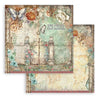Stamperia GARDENS OF TIME 8X8 Double Faced Paper 10 Sheets + Bonus #SBBS141
