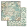 Stamperia GARDENS OF TIME BACKGROUNDS 8X8 Double Faced Paper 10 Sheets + Bonus #SBBS142