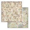 Stamperia GARDENS OF TIME BACKGROUNDS 8X8 Double Faced Paper 10 Sheets + Bonus #SBBS142