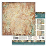 Stamperia GARDENS OF TIME BACKGROUNDS 8X8 Double Faced Paper 10 Sheets + Bonus #SBBS142