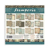 Pack of Stamperia paper sheets with decorative designs on a white background