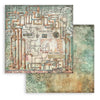 Stamperia GARDENS OF TIME BACKGROUNDS 8X8 Double Faced Paper 10 Sheets + Bonus #SBBS142