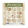 Stamperia ALL AROUND 8X8 Double Faced Paper 10 Sheets + Bonus #SBBS143