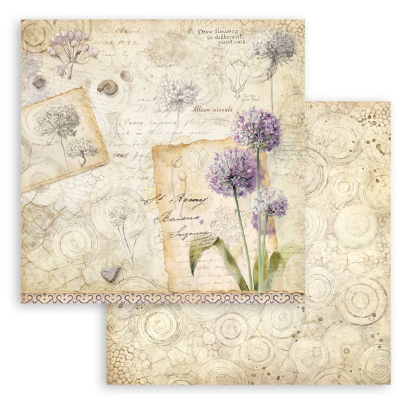 Stamperia ALL AROUND 8X8 Double Faced Paper 10 Sheets + Bonus #SBBS143