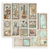 Stamperia SYMPHONY 8X8 Double Faced Paper 10 Sheets + Bonus #SBBS144