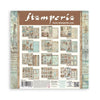 Stamperia SYMPHONY 8X8 Double Faced Paper 10 Sheets + Bonus #SBBS144