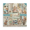 Stamperia SYMPHONY 8X8 Double Faced Paper 10 Sheets + Bonus #SBBS144