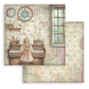 Stamperia SYMPHONY 8X8 Double Faced Paper 10 Sheets + Bonus #SBBS144
