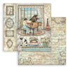 Stamperia SYMPHONY 8X8 Double Faced Paper 10 Sheets + Bonus #SBBS144
