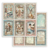 Stamperia SYMPHONY 8X8 Double Faced Paper 10 Sheets + Bonus #SBBS144