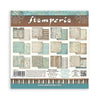 Stamperia SYMPHONY BACKGROUNDS 8X8 Double Faced Paper 10 Sheets + Bonus #SBBS145