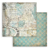 Stamperia SYMPHONY BACKGROUNDS 8X8 Double Faced Paper 10 Sheets + Bonus #SBBS145