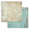 Stamperia SYMPHONY BACKGROUNDS 8X8 Double Faced Paper 10 Sheets + Bonus #SBBS145