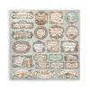Stamperia WHITE CHRISTMAS 8X8 Double Faced Paper 10 Sheets + Bonus #SBBS146