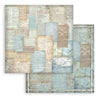 Stamperia WHITE CHRISTMAS BACKGROUNDS 8X8 Double Faced Paper 10 Sheets + Bonus #SBBS147