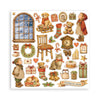 Stamperia SILENT NIGHT - CHRISTMAS 8X8 Double Faced Paper 10 Sheets + Bonus #SBBS148