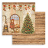 Stamperia SILENT NIGHT - CHRISTMAS 8X8 Double Faced Paper 10 Sheets + Bonus #SBBS148