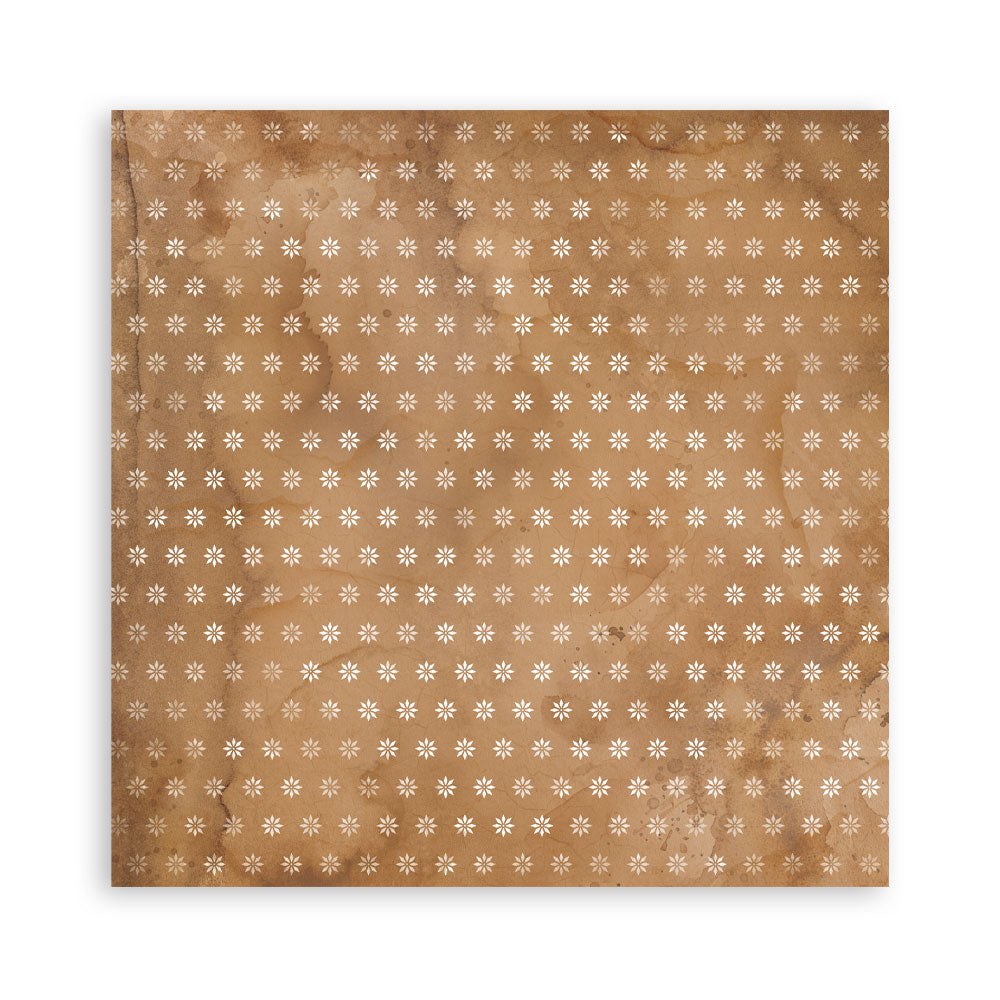 Stamperia SILENT NIGHT - Christmas BACKGROUNDS 8X8 Double Faced Paper 10 Sheets + Bonus #SBBS149