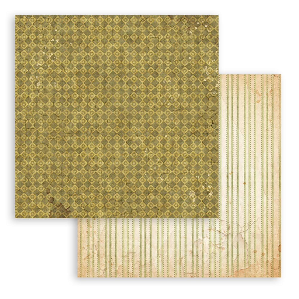 Stamperia SILENT NIGHT - Christmas BACKGROUNDS 8X8 Double Faced Paper 10 Sheets + Bonus #SBBS149