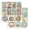 Stamperia FURRY FRIENDS 2 - 8X8 Double Faced Paper 10 Sheets + Bonus #SBBS150