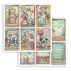 Stamperia FURRY FRIENDS 2 - 8X8 Double Faced Paper 10 Sheets + Bonus #SBBS150