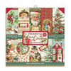 Stamperia CLASSIC CHRISTMAS 8X8 Double Faced Scrapbook Paper 10 Sheets + BONUS #SBBS17