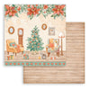Stamperia ALL AROUND CHRISTMAS 8X8 Double Faced Paper 10 Sheets + Bonus #SBBS89