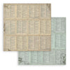 Stamperia VOYAGES FANTASTIQUES Backgrounds 8X8 Double Faced Paper 10 Sheets + Bonus #SBBS97