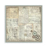 Stamperia VOYAGES FANTASTIQUES Backgrounds 8X8 Double Faced Paper 10 Sheets + Bonus #SBBS97