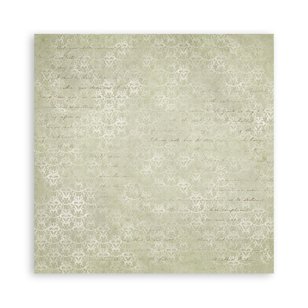 Stamperia TIMELESS 8X8 SINGLE Faced Paper 22 SHEETS #SBBSXB13