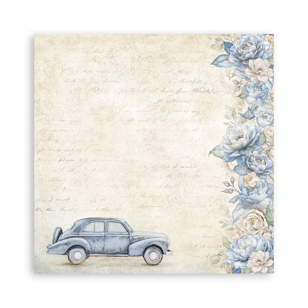 Stamperia TIMELESS 8X8 SINGLE Faced Paper 22 SHEETS #SBBSXB13