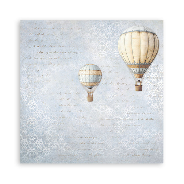 Stamperia TIMELESS 8X8 SINGLE Faced Paper 22 SHEETS #SBBSXB13