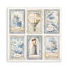 Stamperia TIMELESS 8X8 SINGLE Faced Paper 22 SHEETS #SBBSXB13