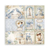 Stamperia TIMELESS 8X8 SINGLE Faced Paper 22 SHEETS #SBBSXB13