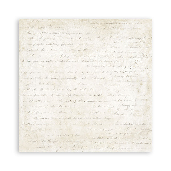 Stamperia TIMELESS 8X8 SINGLE Faced Paper 22 SHEETS #SBBSXB13