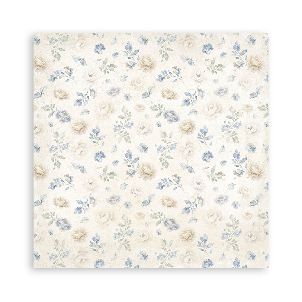 Stamperia TIMELESS 8X8 SINGLE Faced Paper 22 SHEETS #SBBSXB13