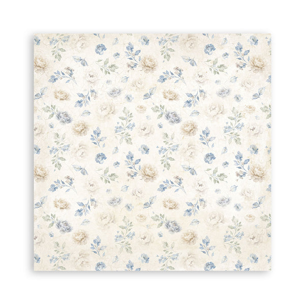 Stamperia TIMELESS 8X8 SINGLE Faced Paper 22 SHEETS #SBBSXB13