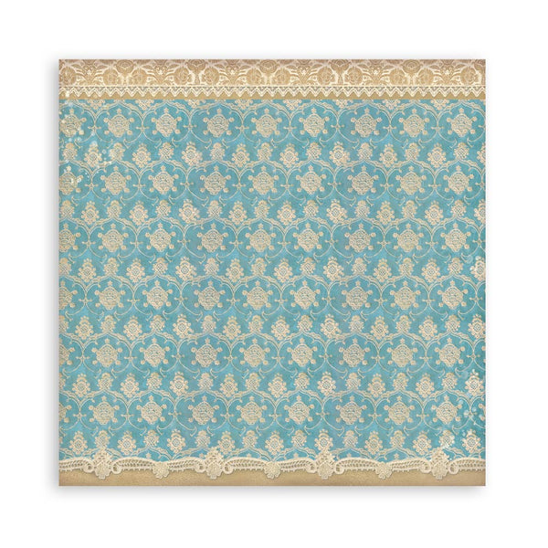 Stamperia VENICE CITY OF ART 8X8 SINGLE Faced Paper 22 SHEETS #SBBSXB14