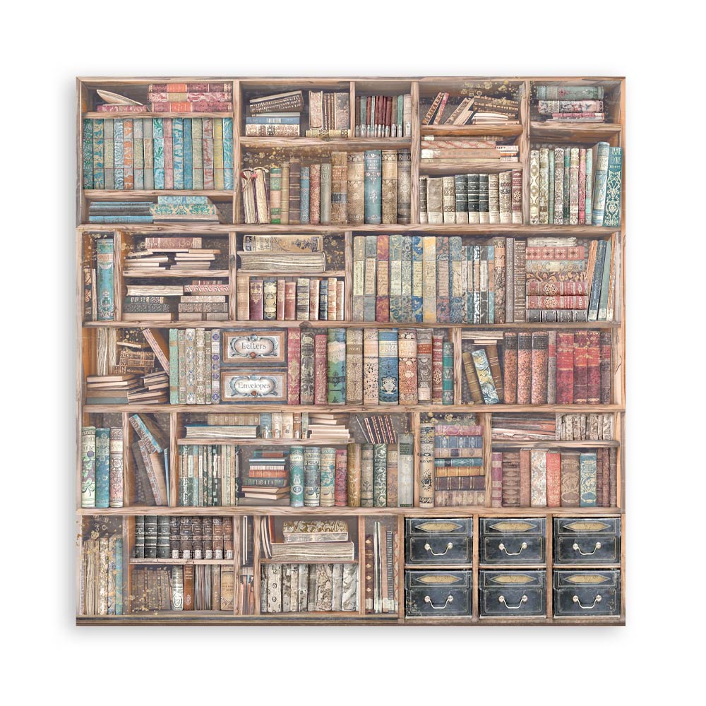 Stamperia VENICE CITY OF ART 8X8 SINGLE Faced Paper 22 SHEETS #SBBSXB14