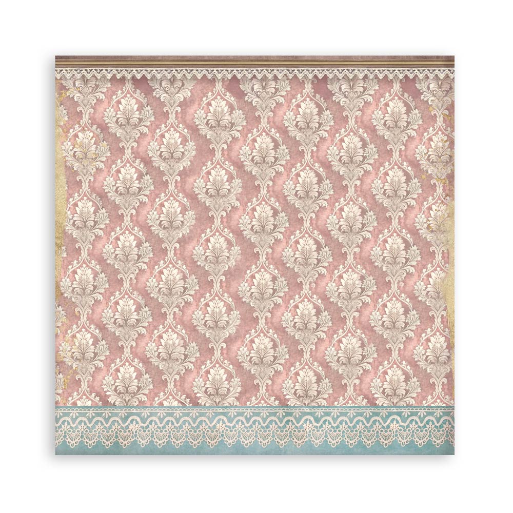 Stamperia VENICE CITY OF ART 8X8 SINGLE Faced Paper 22 SHEETS #SBBSXB14