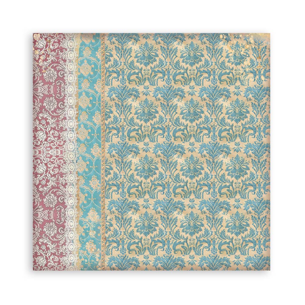 Stamperia VENICE CITY OF ART 8X8 SINGLE Faced Paper 22 SHEETS #SBBSXB14