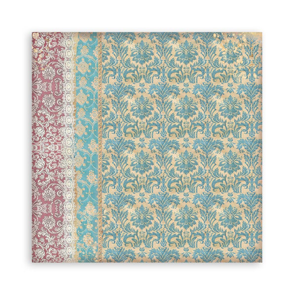 Stamperia VENICE CITY OF ART 8X8 SINGLE Faced Paper 22 SHEETS #SBBSXB14