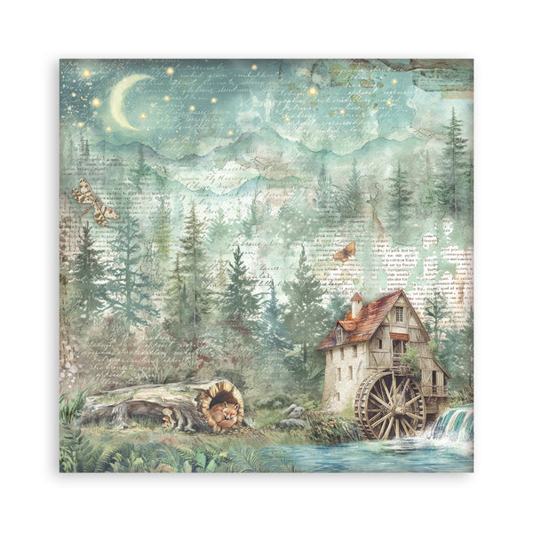 Stamperia HERBARIUM SILVAE 8X8 SINGLE Faced Paper 22 SHEETS #SBBSXB20