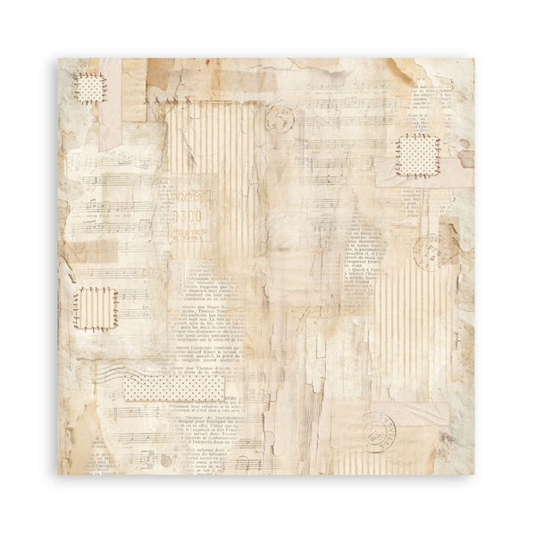 Stamperia FAMILY 8X8 SINGLE Faced Paper 22 SHEETS #SBBSXB21