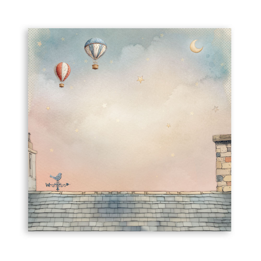 Stamperia FAMILY 8X8 SINGLE Faced Paper 22 SHEETS #SBBSXB21