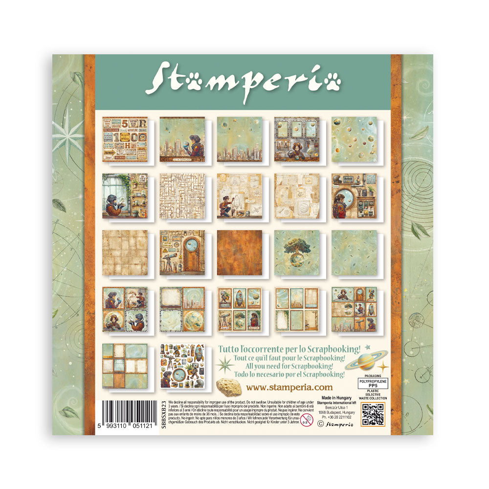 Stamperia A NEW BEGINNING 8X8 SINGLE Faced Paper 22 SHEETS #SBBSXB23