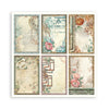 Stamperia GARDENS OF TIME 8X8 SINGLE Faced Paper 22 SHEETS #SBBSXB24