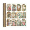 Stamperia GARDENS OF TIME 8X8 SINGLE Faced Paper 22 SHEETS #SBBSXB24