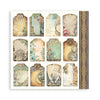 Stamperia GARDENS OF TIME 8X8 SINGLE Faced Paper 22 SHEETS #SBBSXB24